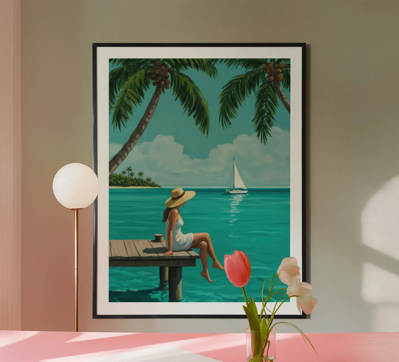 Sommer-Vibes Poster von Art Center