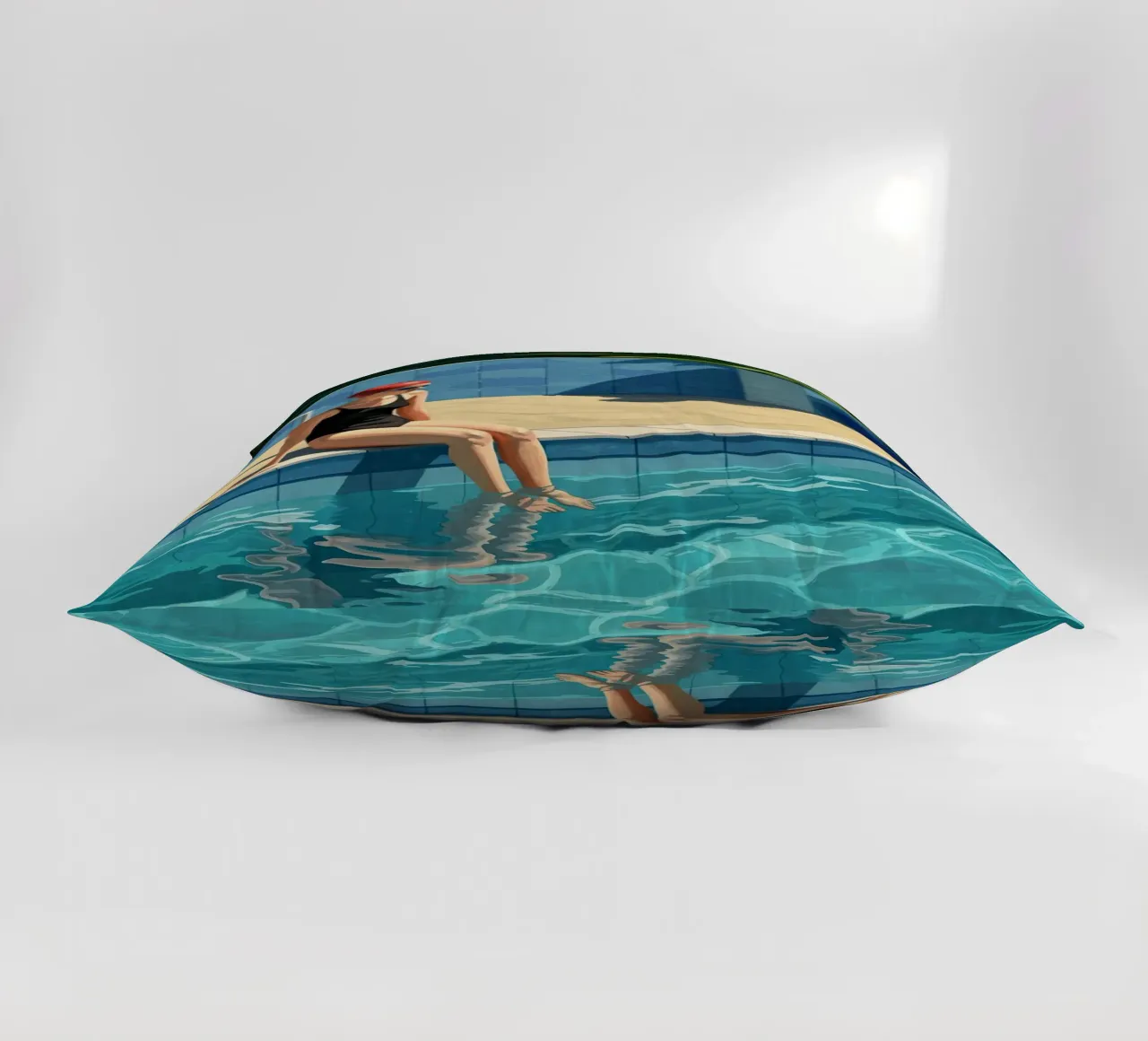 Nuotatore tropicale cuscino da Art Center