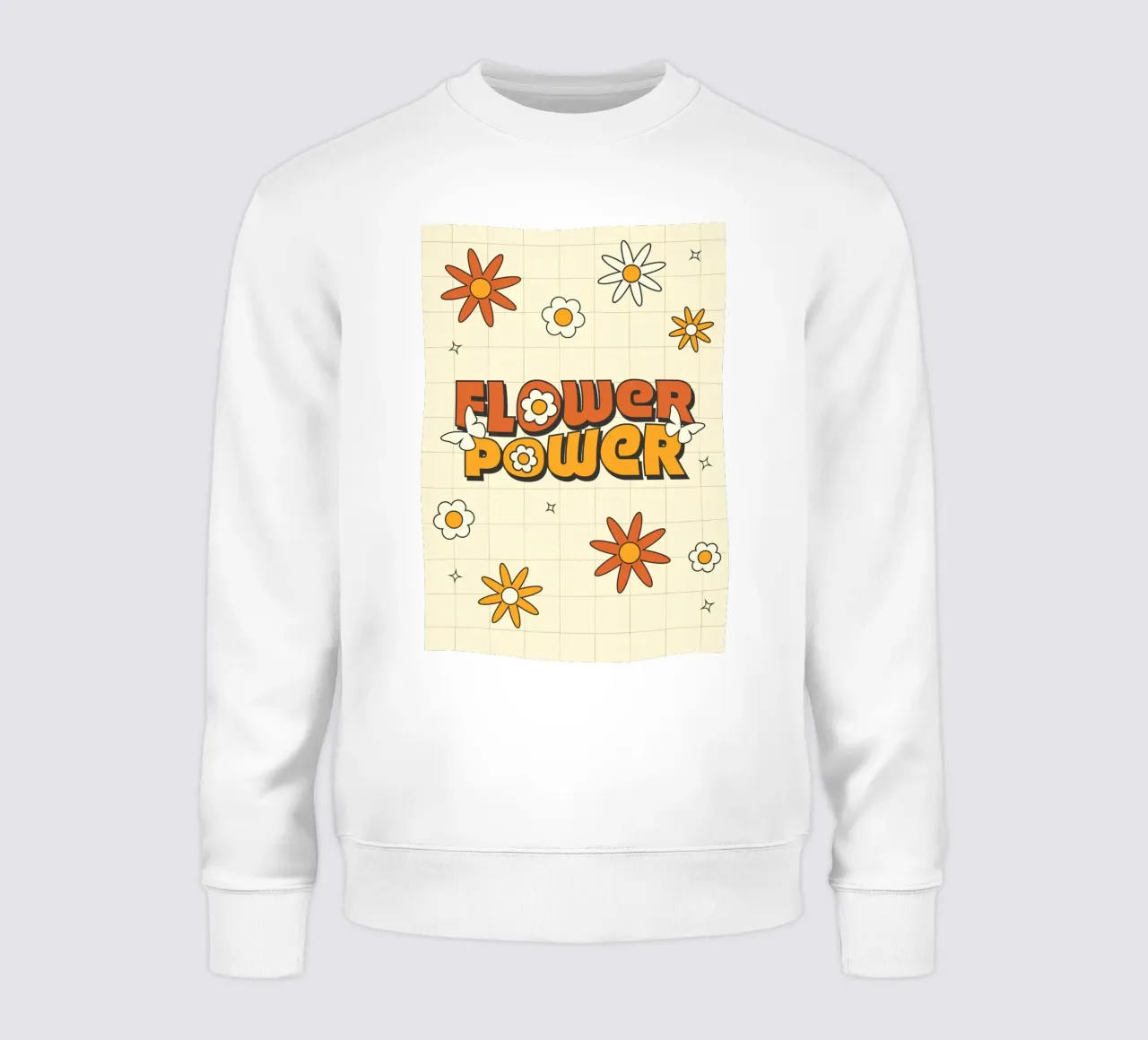 Retro "Flower Power" Kunst: 70er Jahre Vibes, Groovy, Hippie Aestheti Sweatshirt von NorwesClub