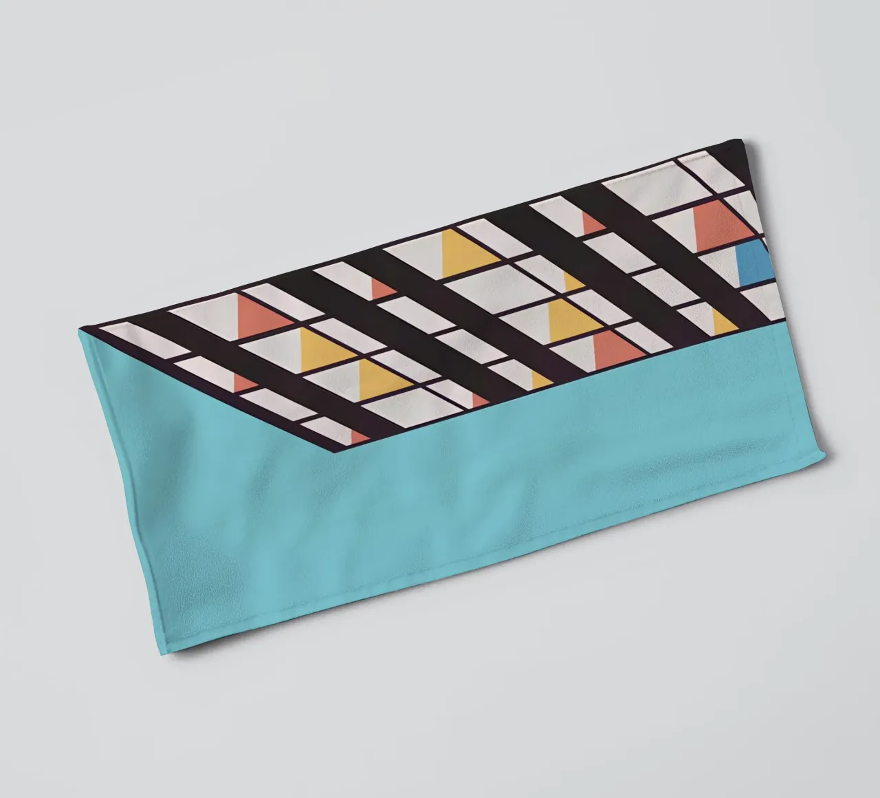 Minimalist Brutalism Art: Modern Architecture, Abstract Geom towel by NorwesClub