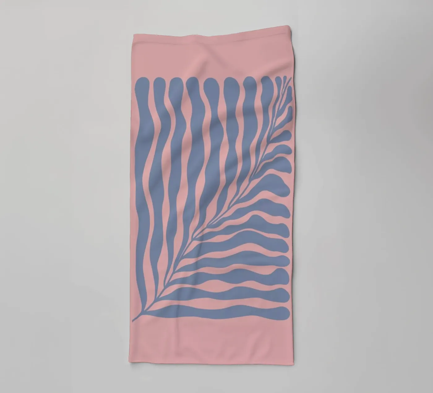 Blue Leaf badhanddoek van Galaxy Eyes