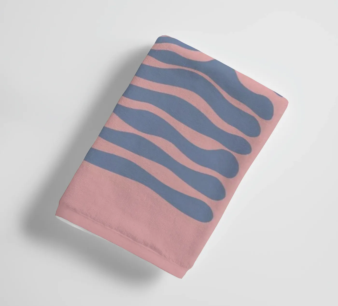 Blue Leaf badhanddoek van Galaxy Eyes