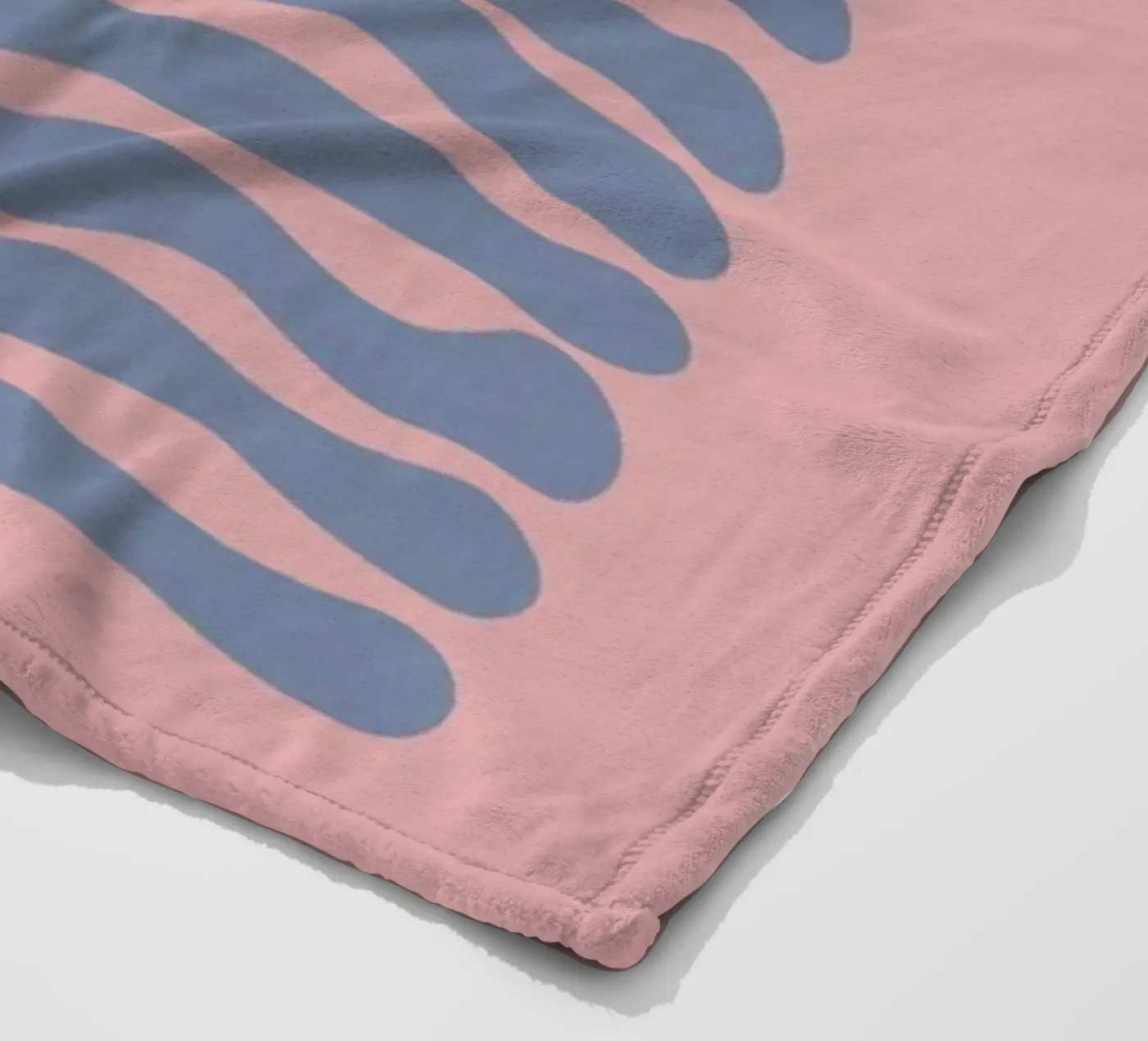 Blue Leaf fleecedeken van Galaxy Eyes