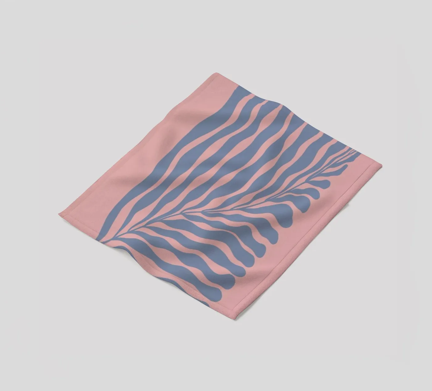 Blue Leaf fleecedeken van Galaxy Eyes