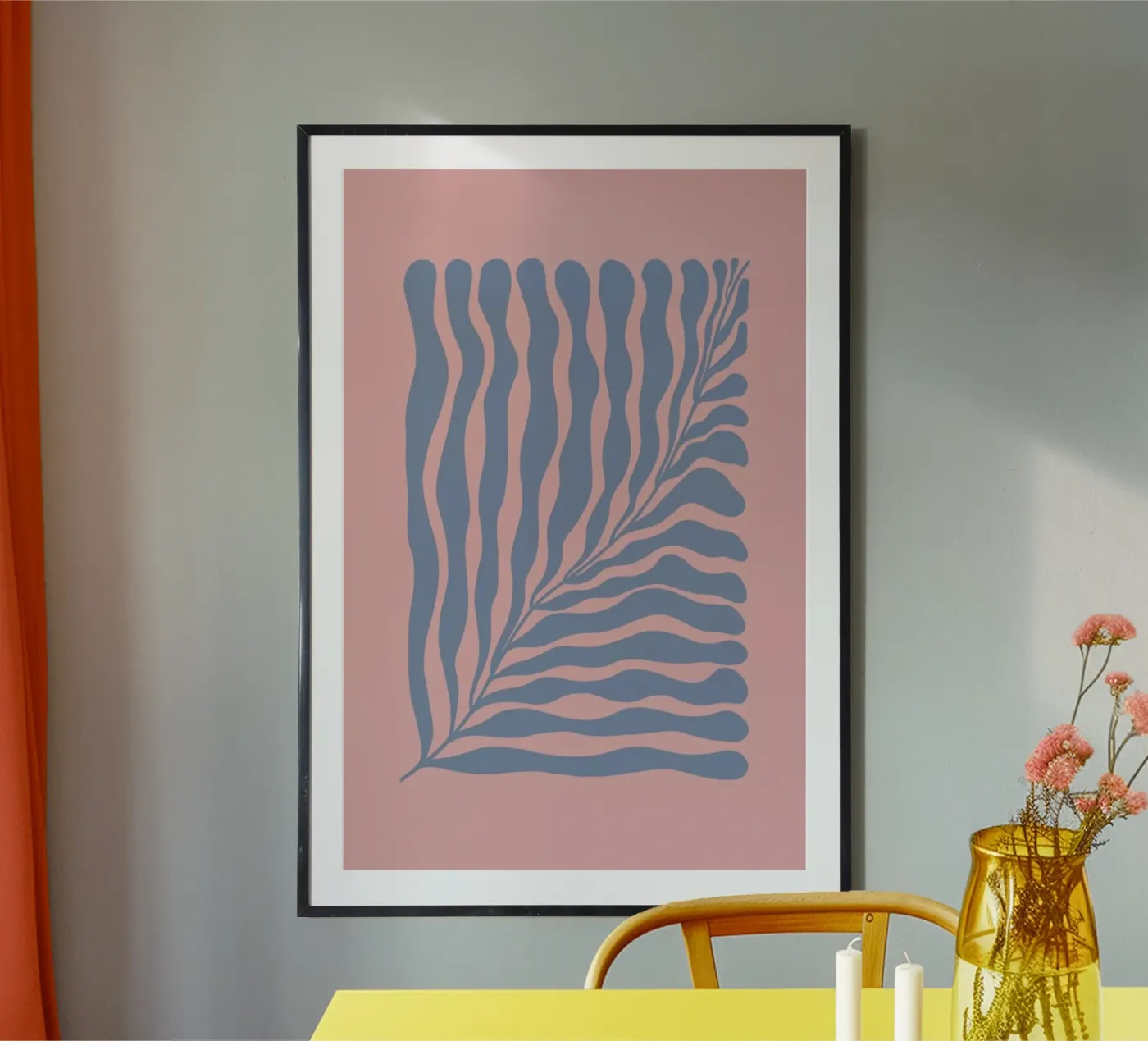 Blue Leaf poster de Galaxy Eyes