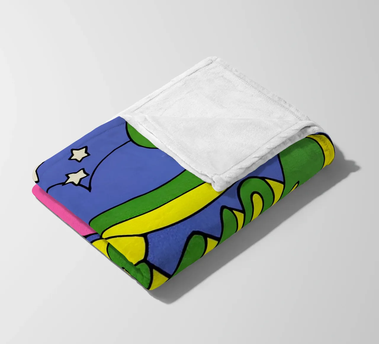 Wahre Liebe Psychedelic Kunstdruck - 60s Pop Art Ästhetik - Tr Fleecedecke von NorwesClub
