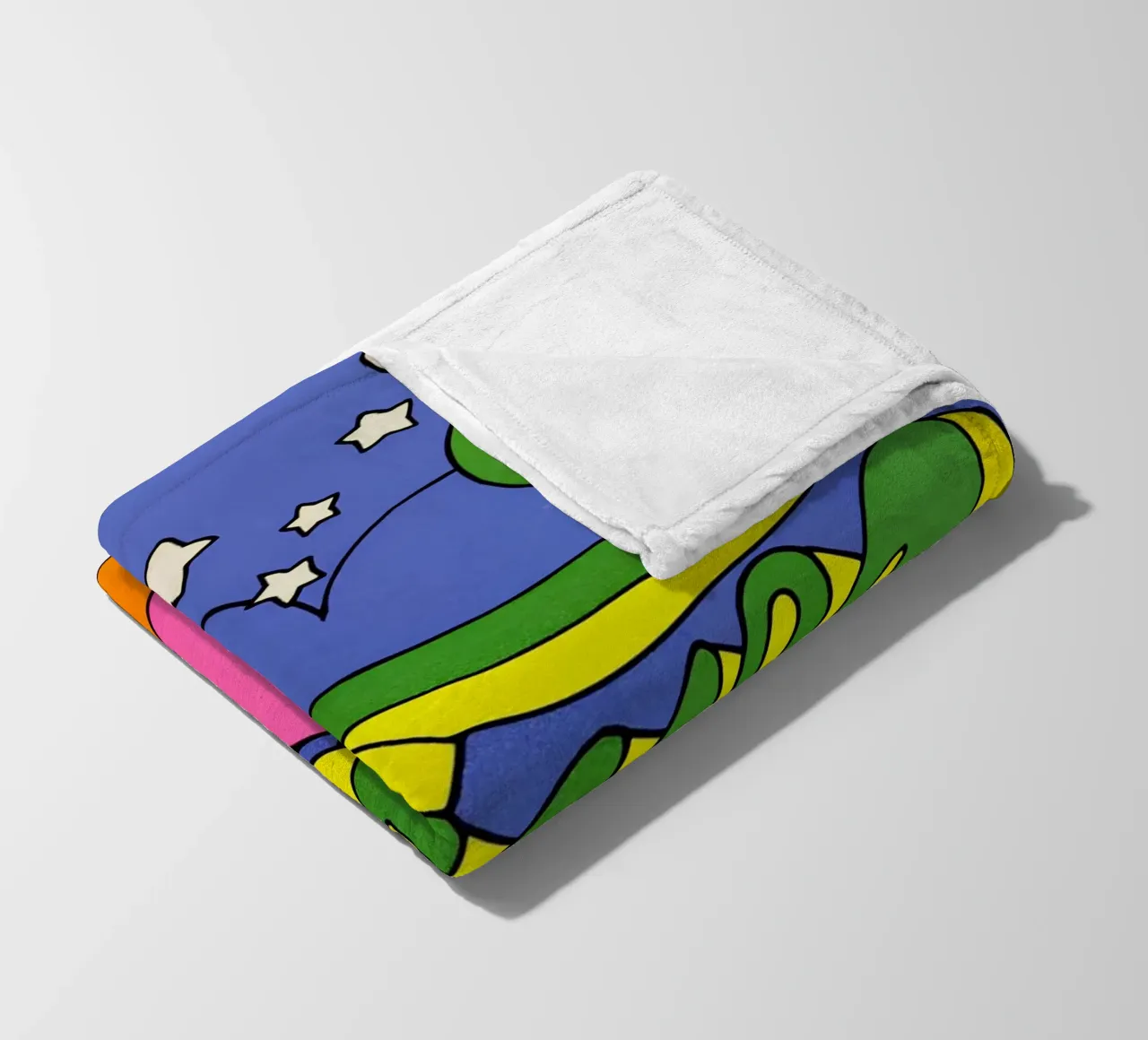 Wahre Liebe Psychedelic Kunstdruck - 60s Pop Art Ästhetik - Tr Fleecedecke von NorwesClub