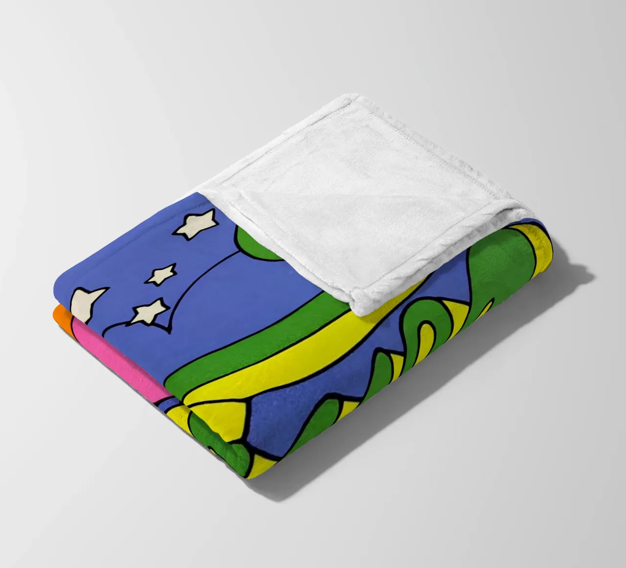 Wahre Liebe Psychedelic Kunstdruck - 60s Pop Art Ästhetik - Tr Fleecedecke von NorwesClub