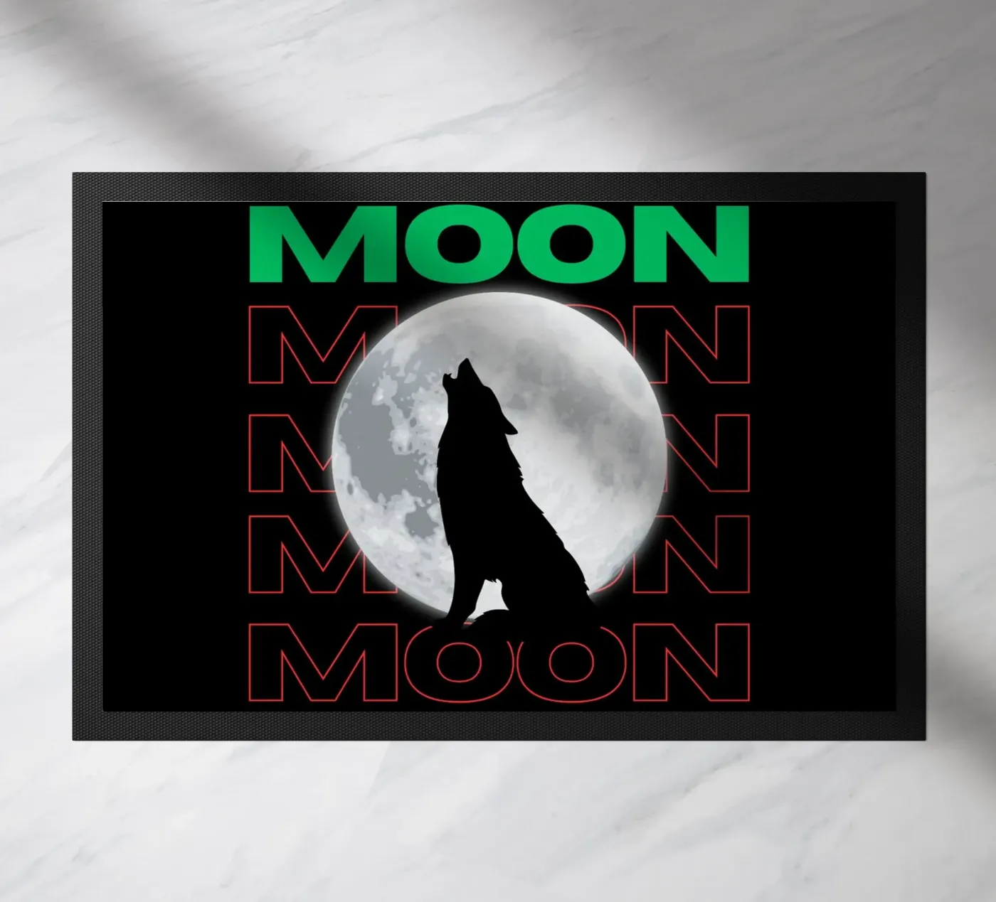 Moon Wolf paillasson de Agnazarshop