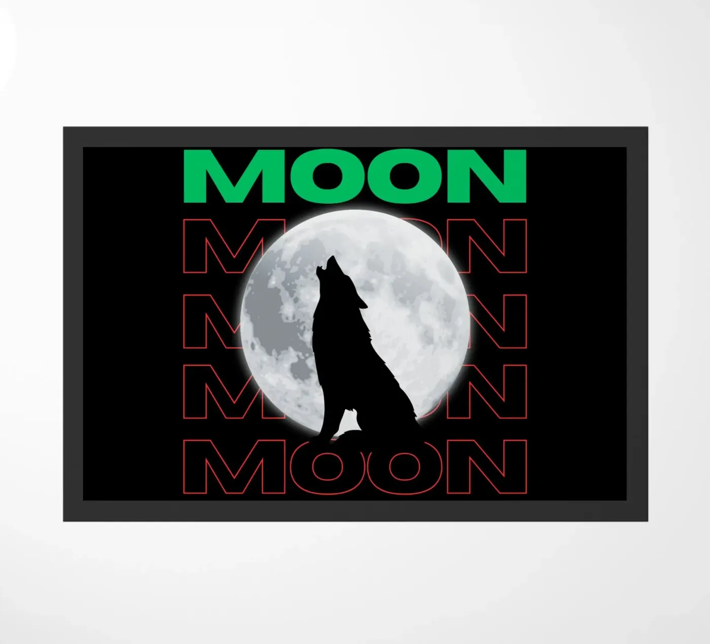 Moon Wolf paillasson de Agnazarshop