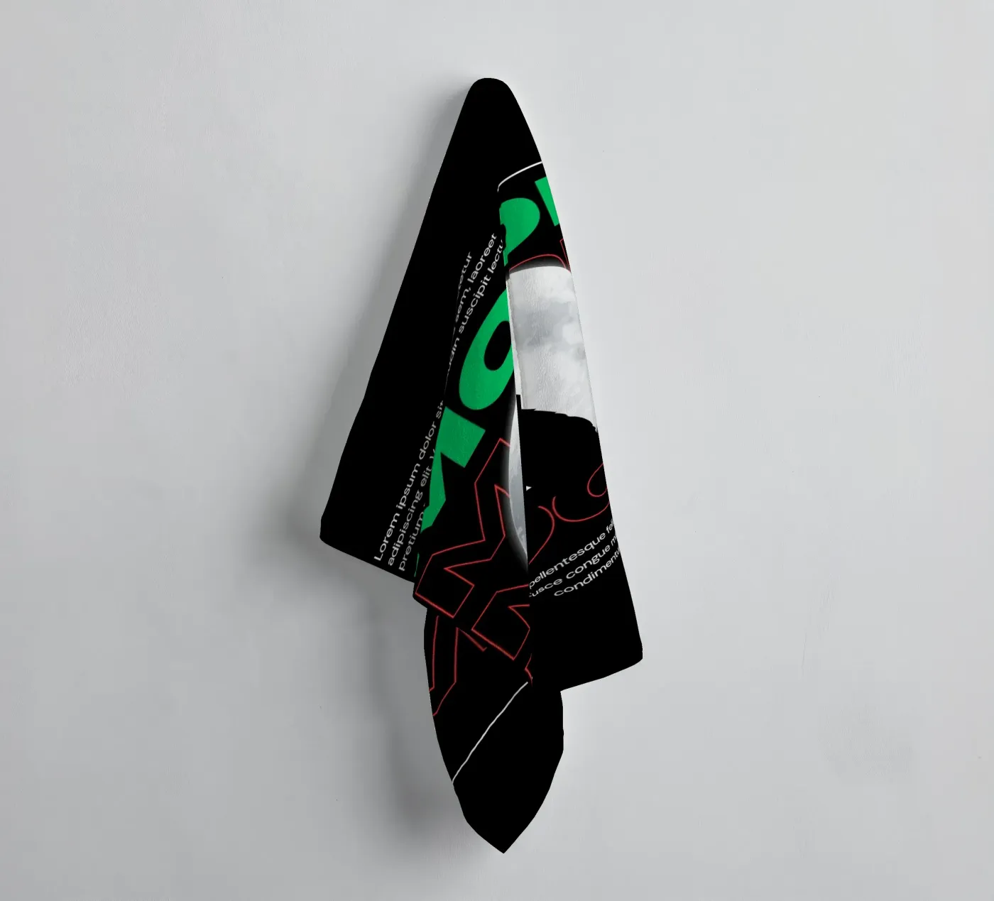 Moon Wolf towel by Agnazarshop