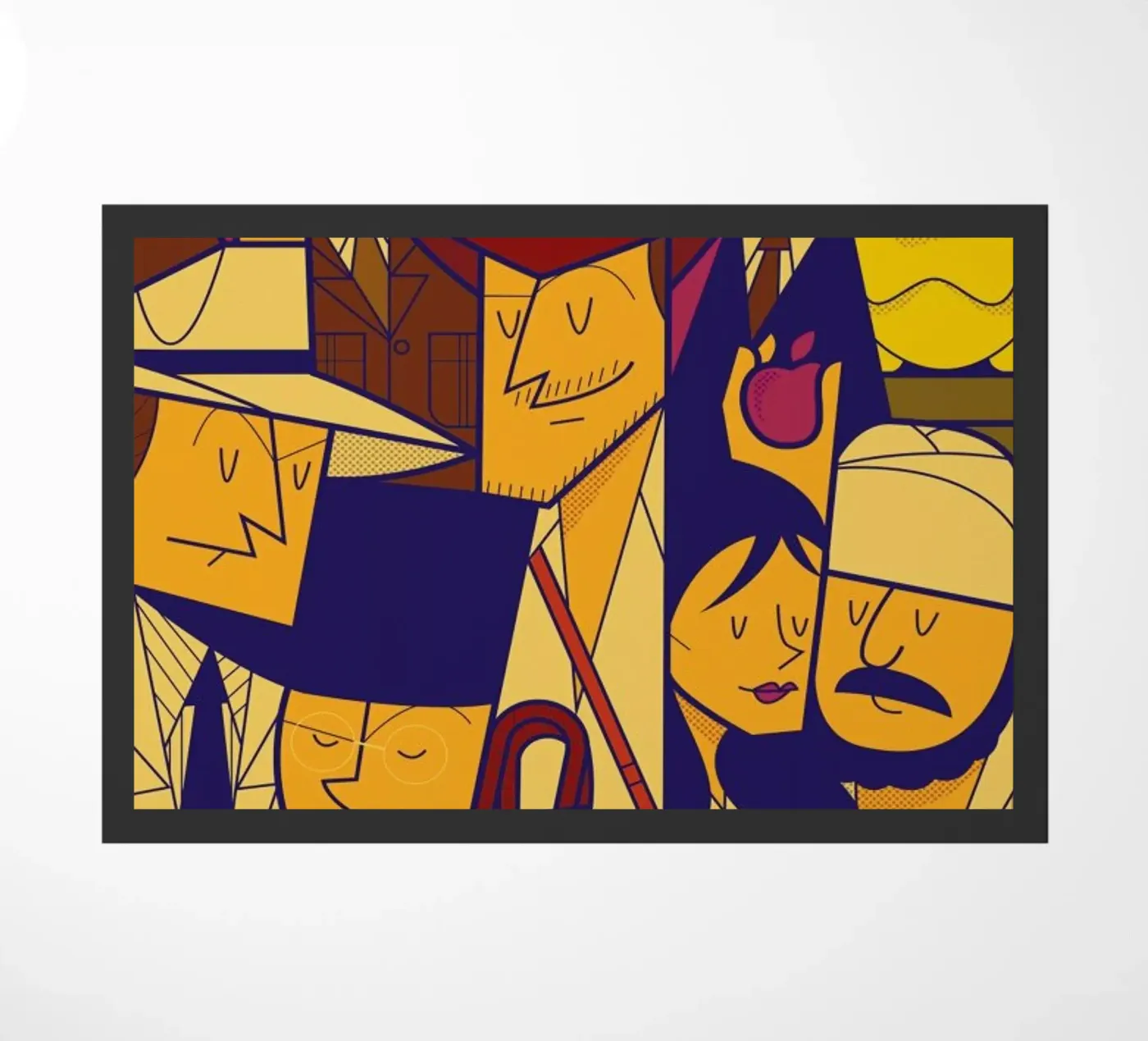 Indy deurmat van Ale Giorgini