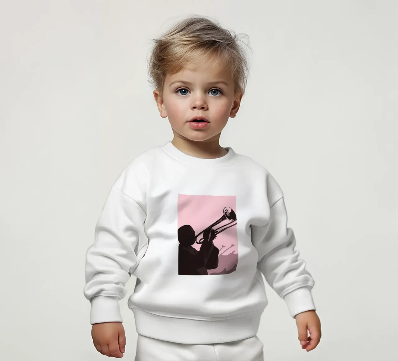 Suonare la tromba felpa neonato da MUSIC EDITION