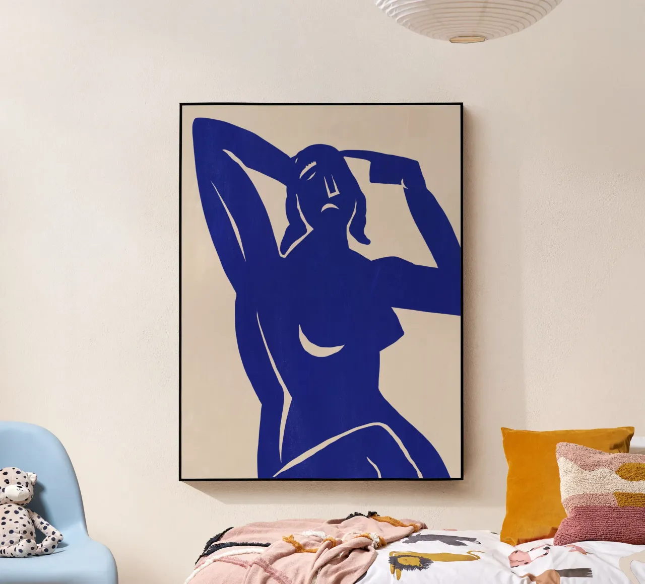 Nudo blu plexiglass da Little Dean