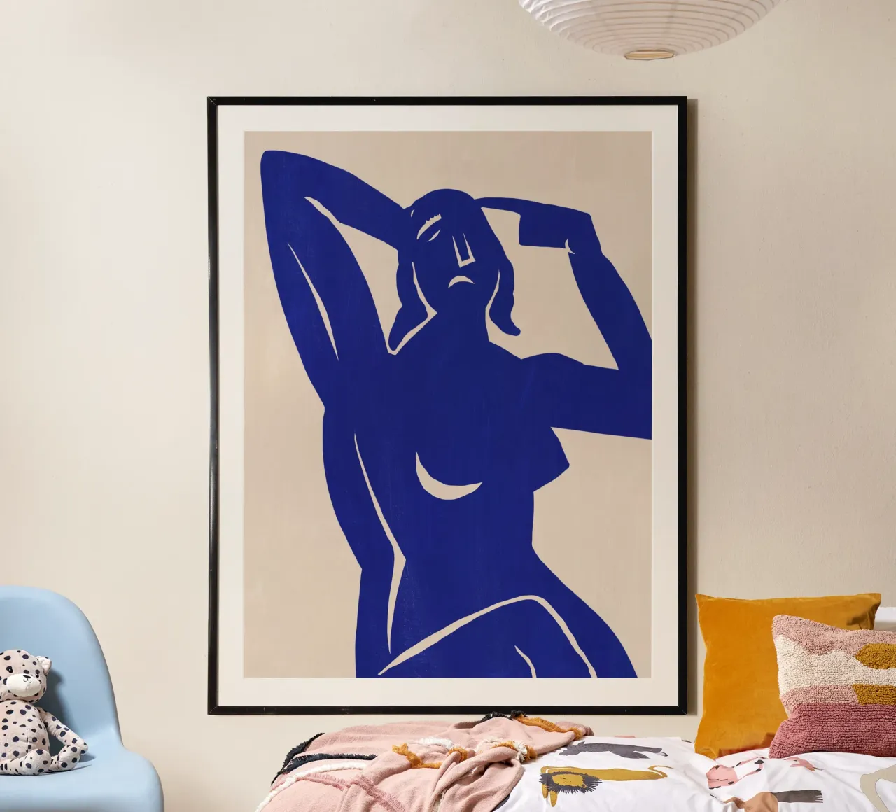 Nudo blu poster da Little Dean