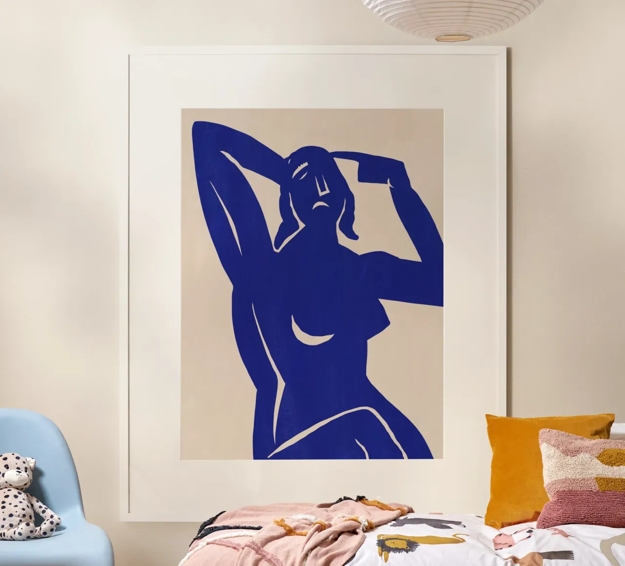 Nudo blu poster da Little Dean