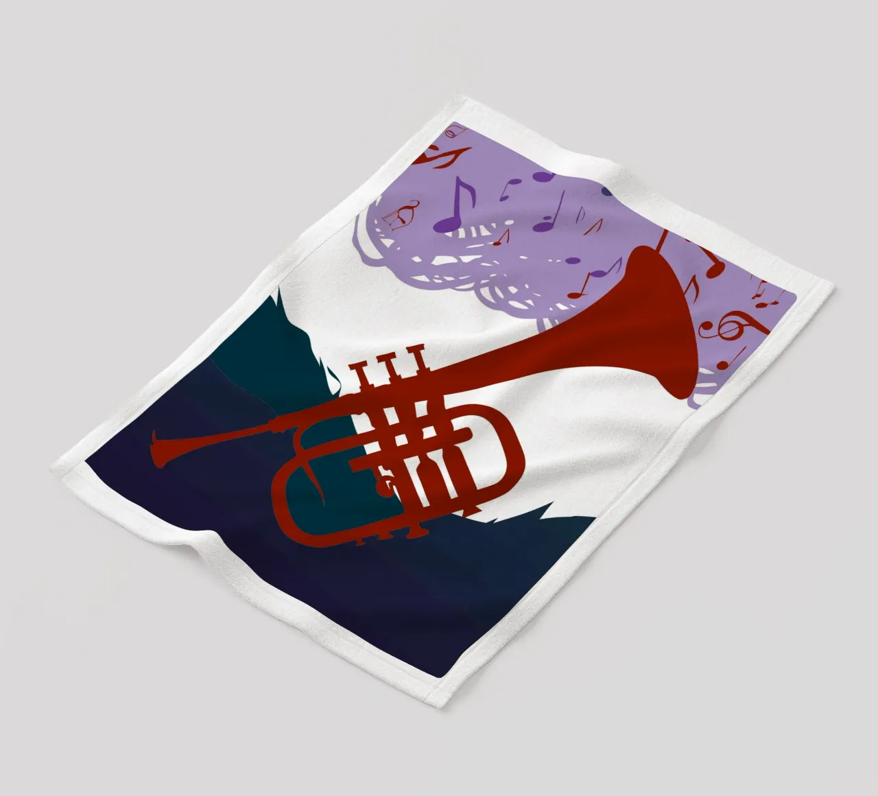 Suonare la tromba coperta in pile da MUSIC EDITION