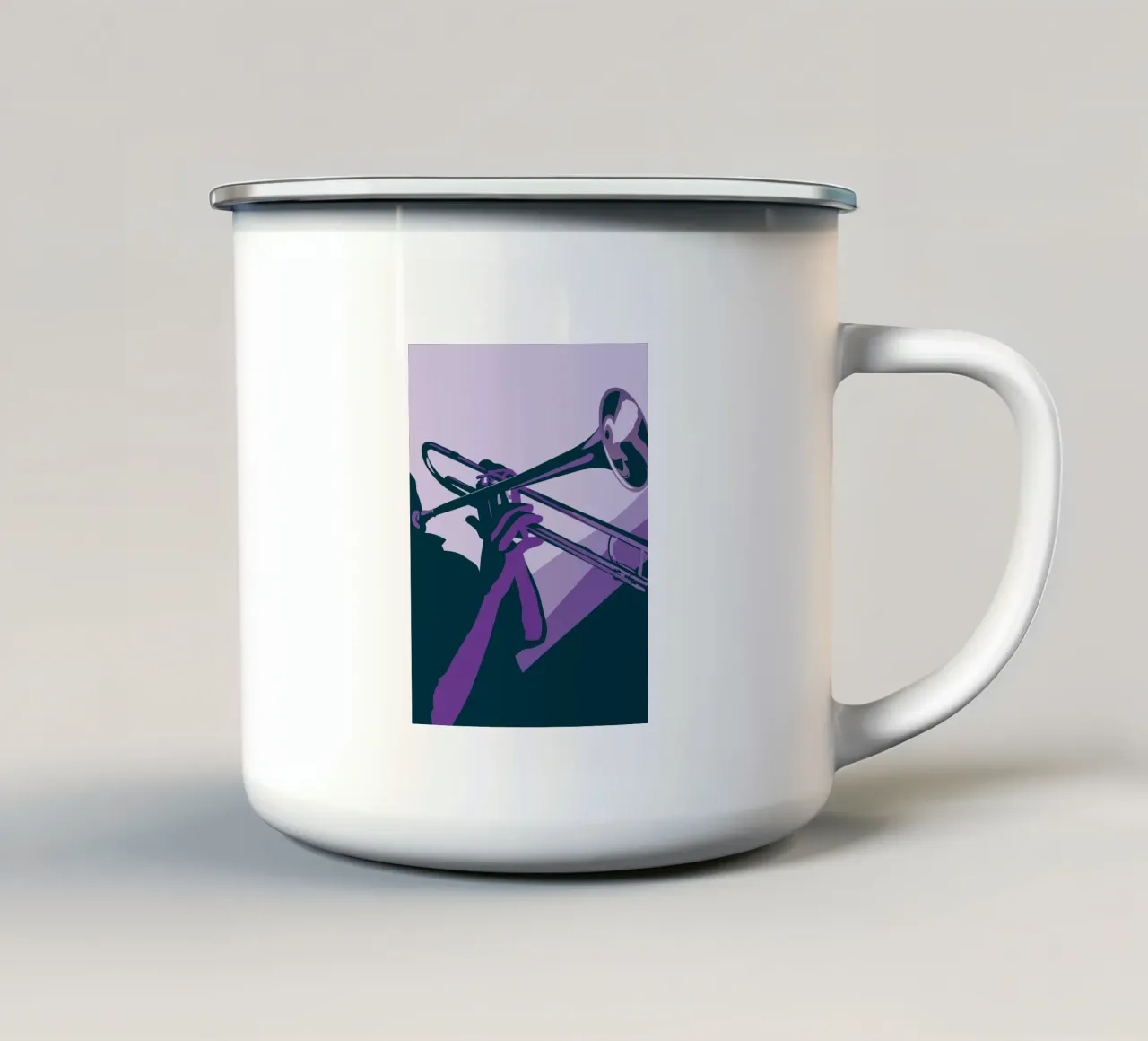 Suonare la tromba tazza in smalto da MUSIC EDITION