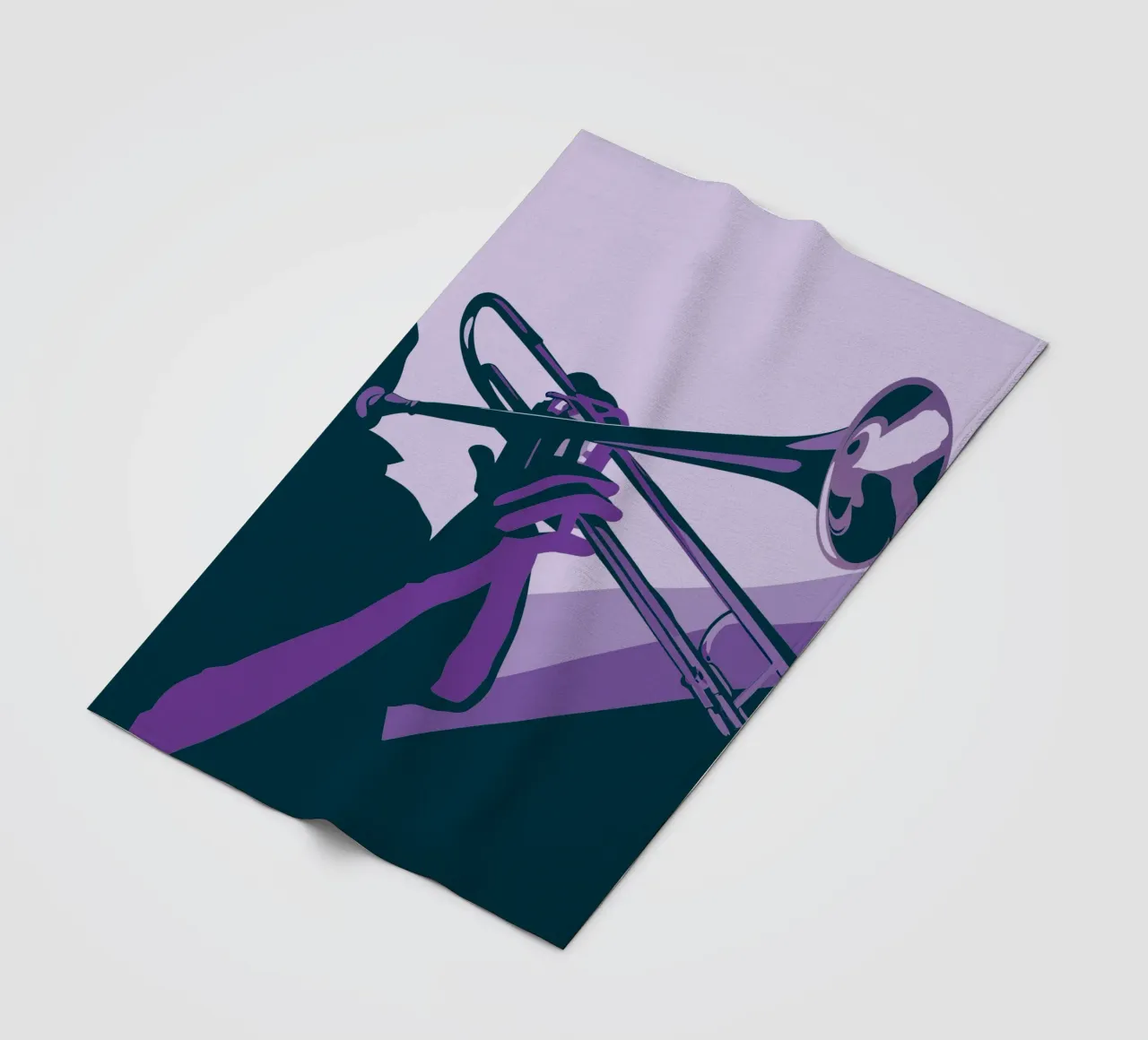 Suonare la tromba coperta in pile da MUSIC EDITION