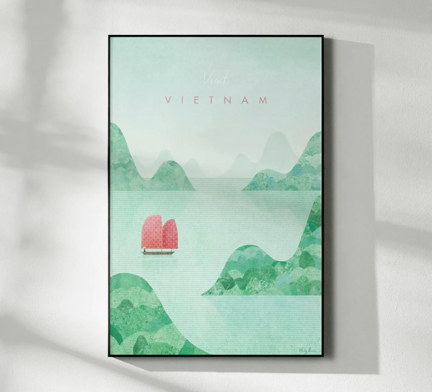 Vietnam acrylic glass by Henry Rivers