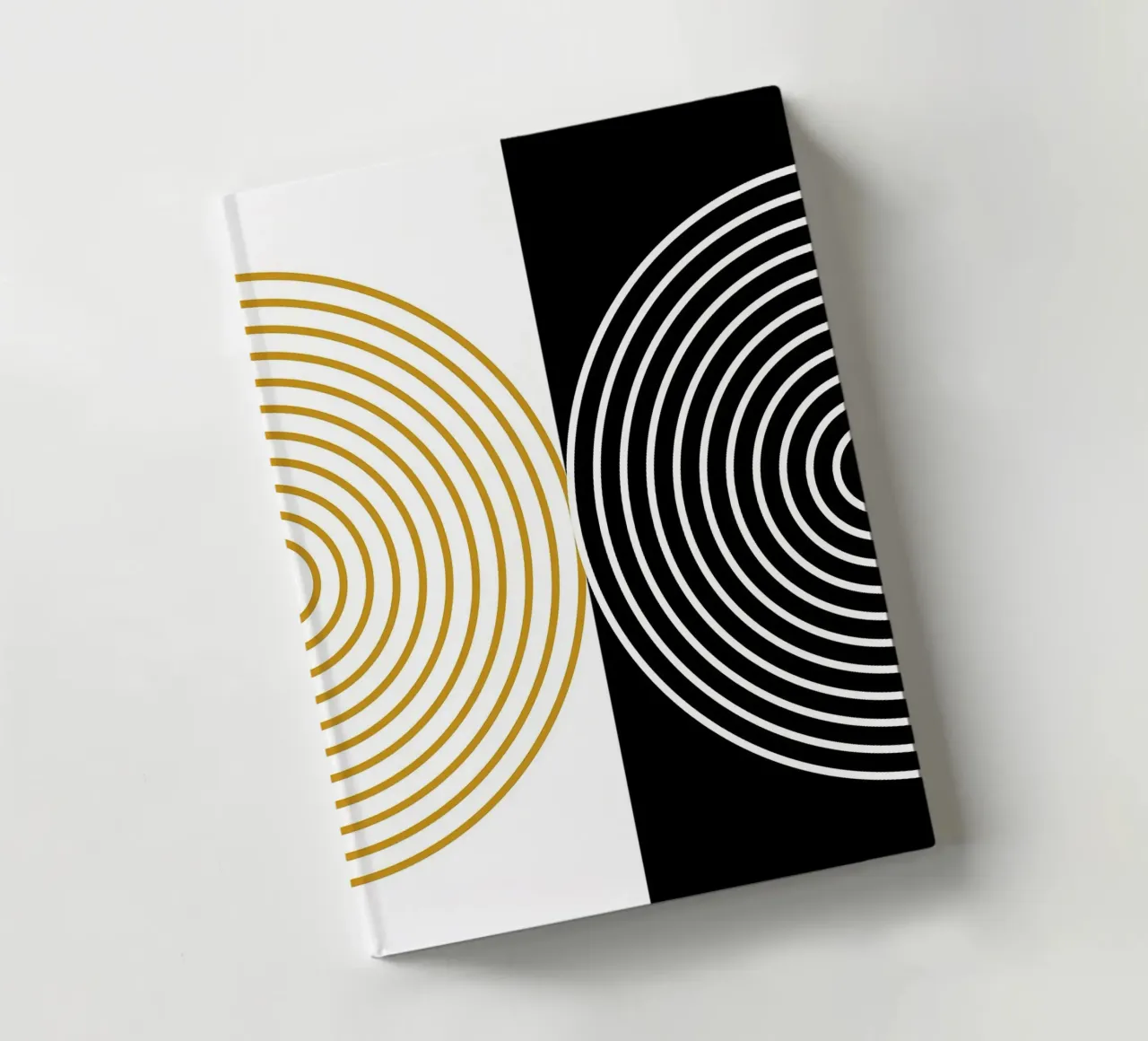 concentric circles circles geometric shapes notebook by James Isaac Jackson