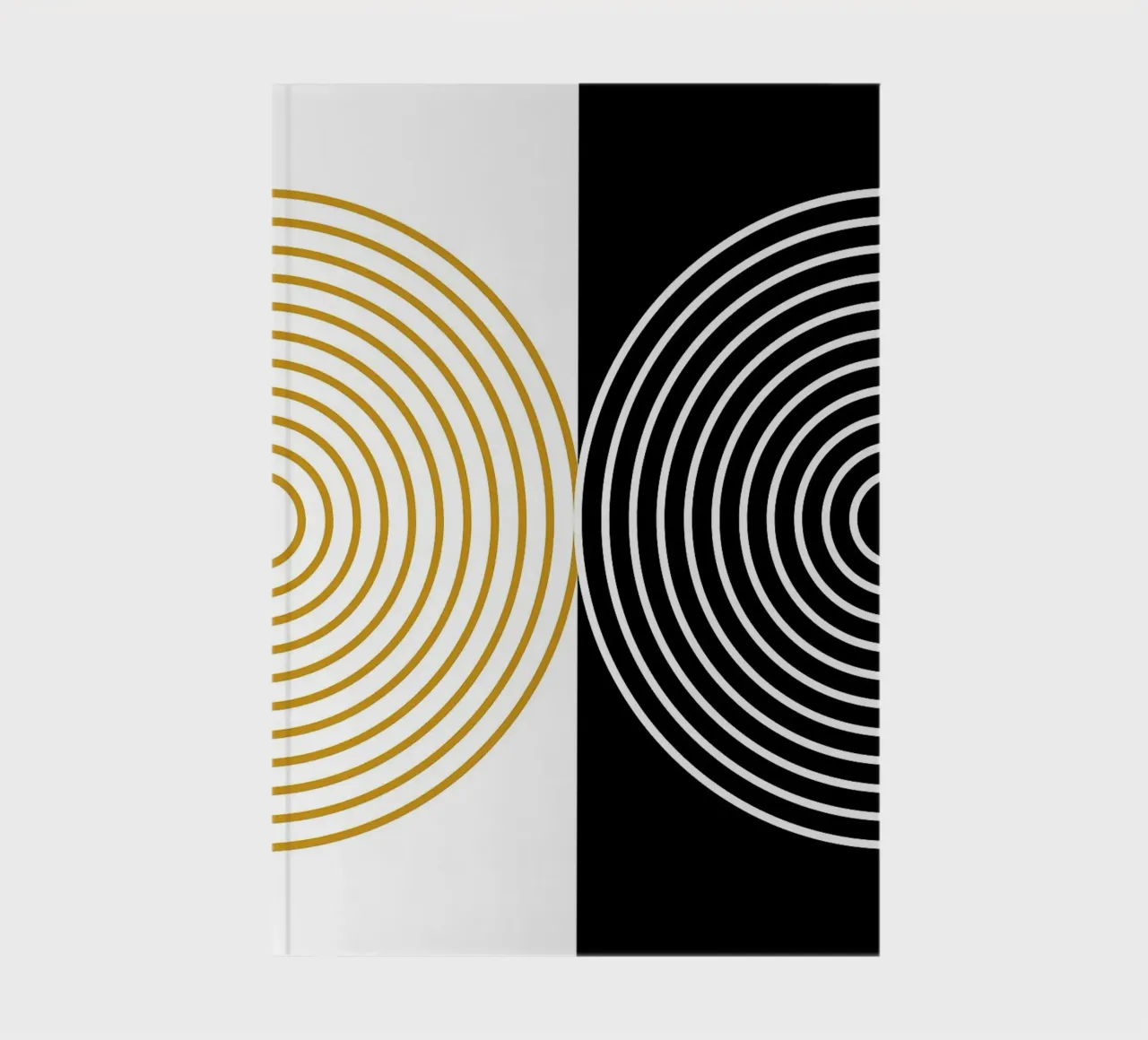 concentric circles circles geometric shapes notebook by James Isaac Jackson