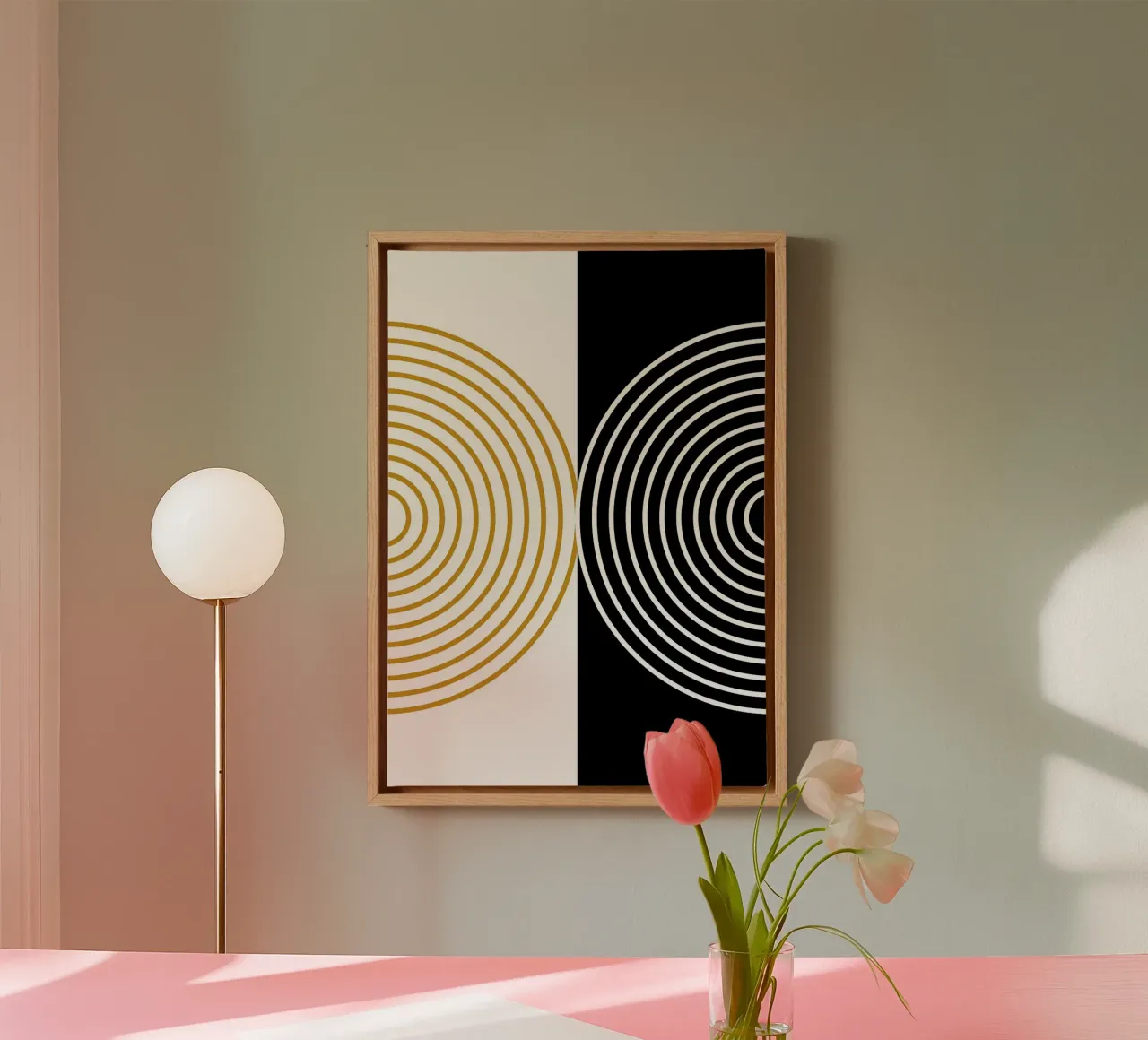 concentric circles circles geometric shapes canvas by James Isaac Jackson