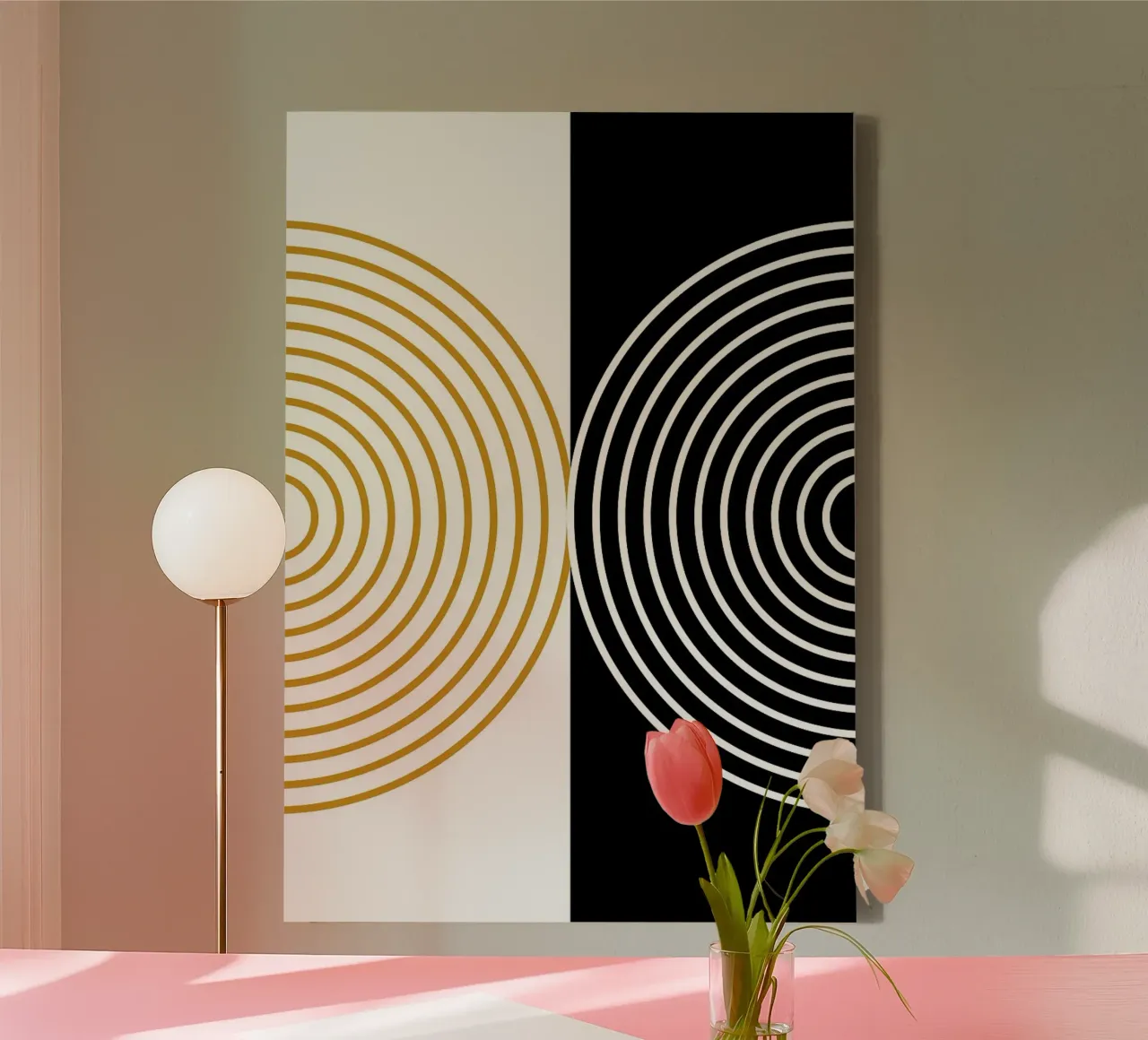 concentric circles circles geometric shapes canvas by James Isaac Jackson