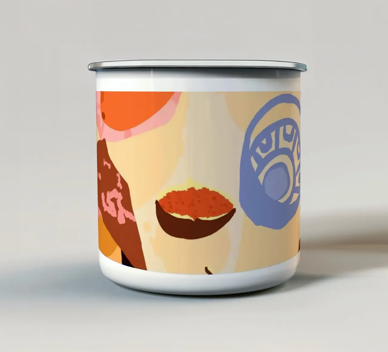 Guava Grove Gala tazza in smalto da Kintsugi99