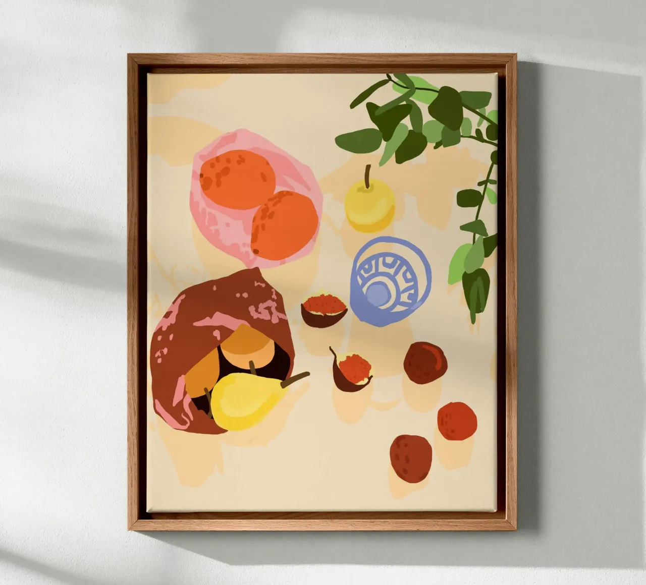 Guava Grove Gala tela con Cornice a cassetta da Kintsugi99