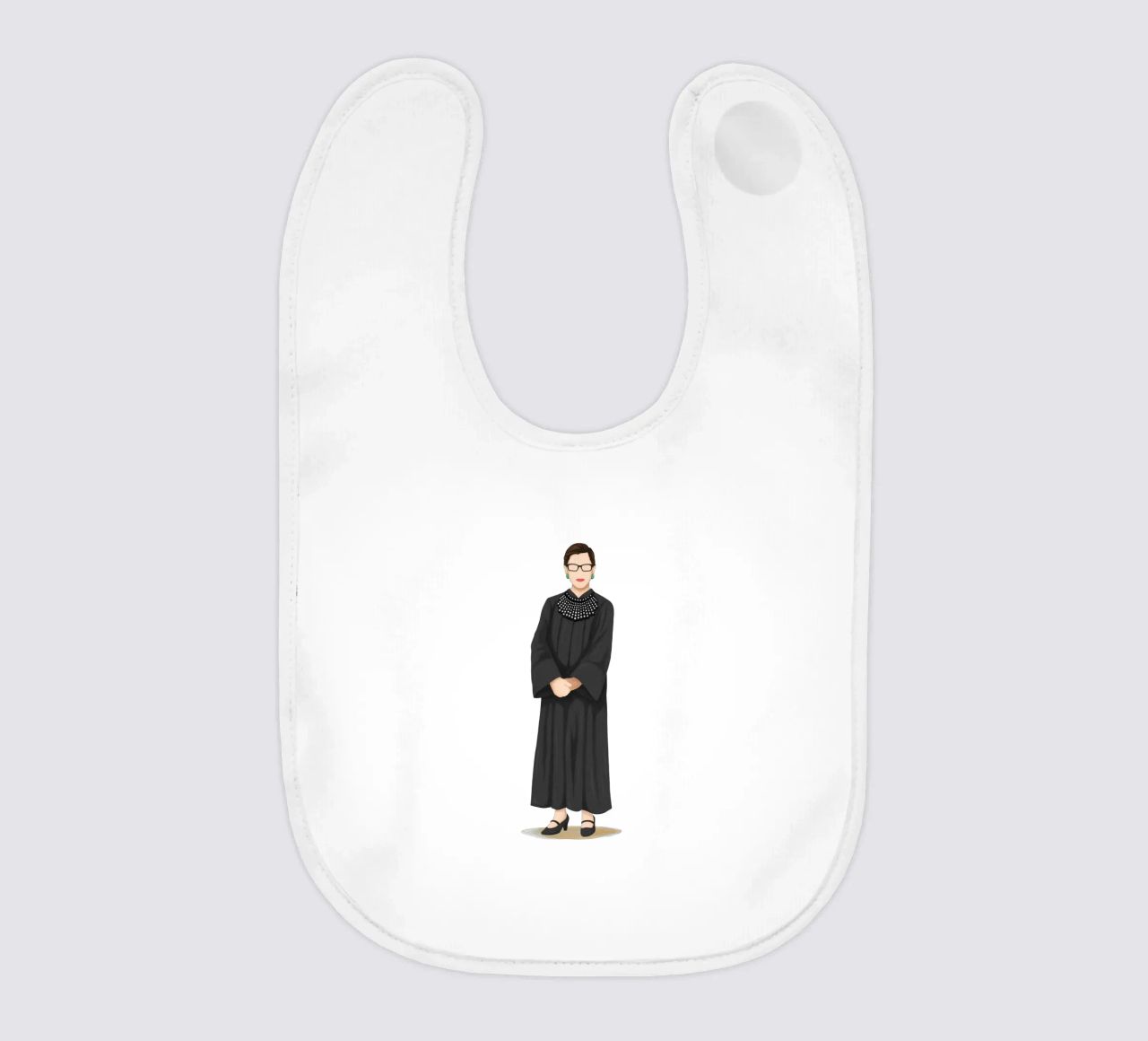 Ruth Bader Ginsburg bavaglino da Nour Tohme