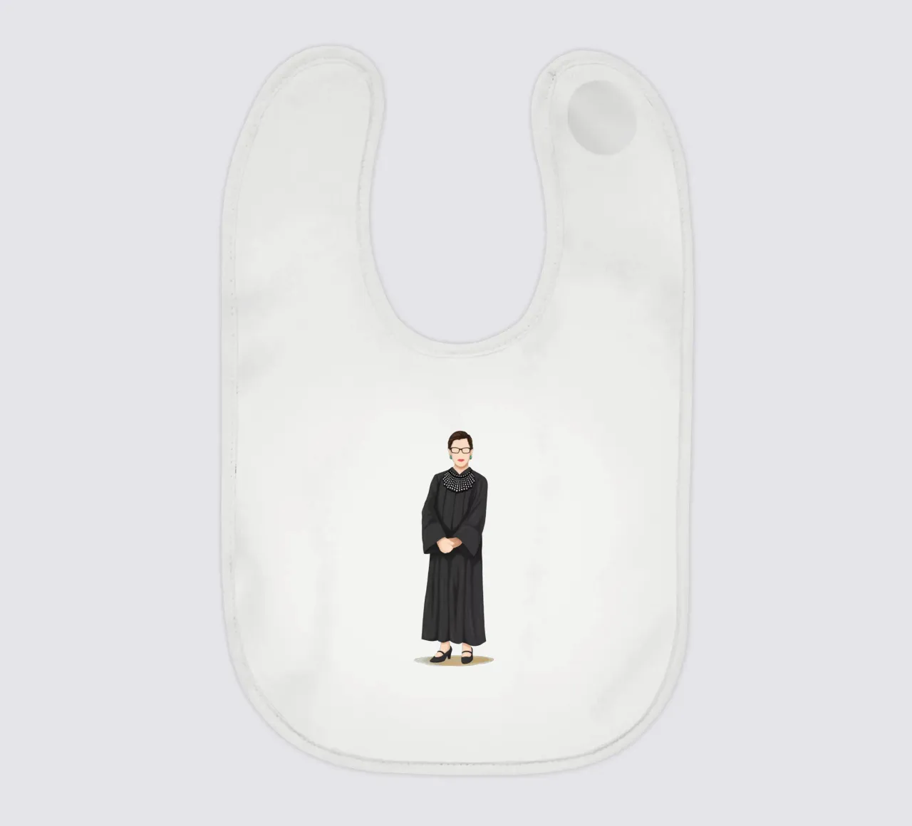 Ruth Bader Ginsburg bavaglino da Nour Tohme