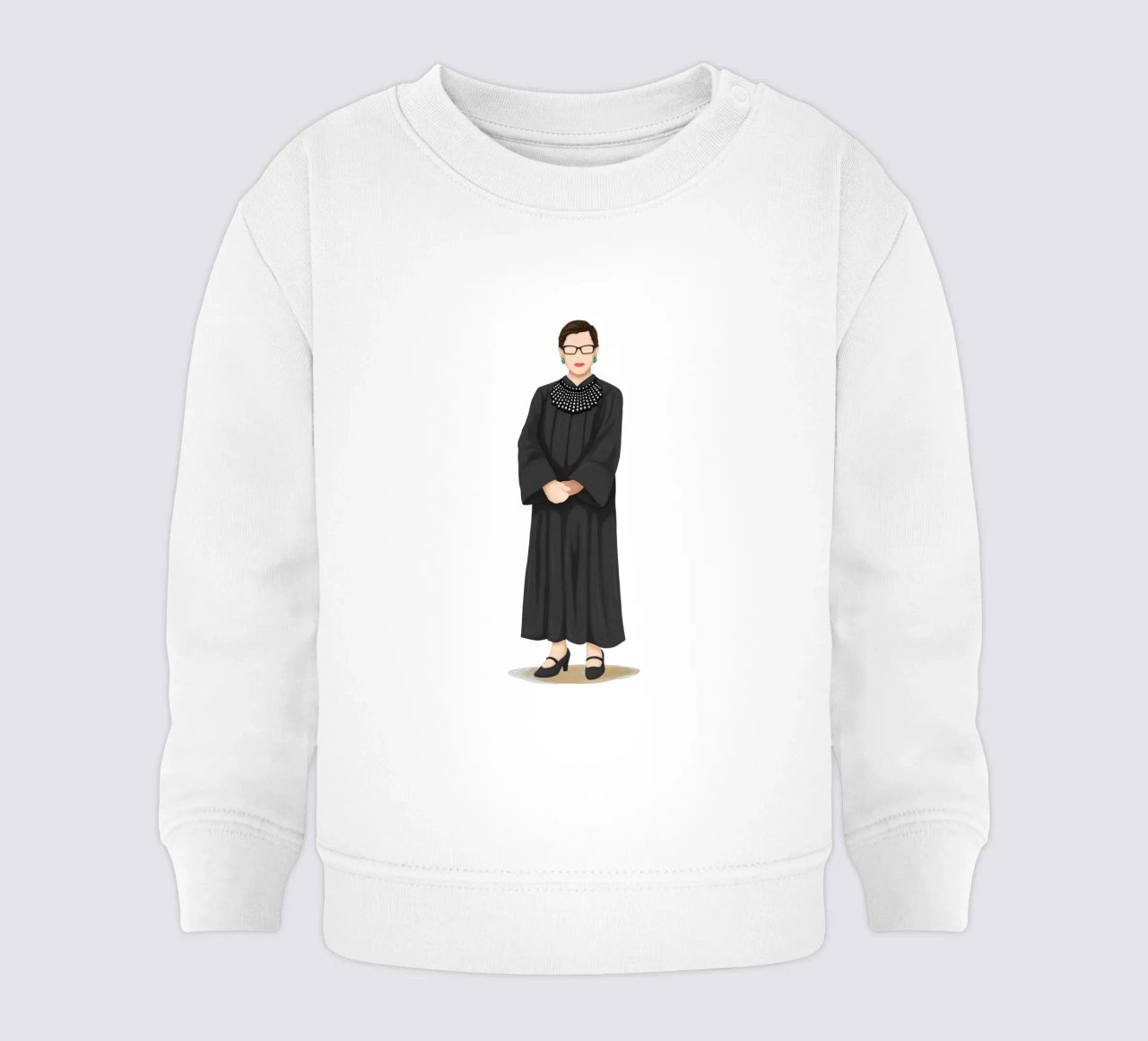 Ruth Bader Ginsburg felpa neonato da Nour Tohme
