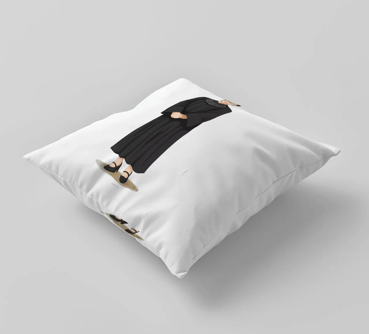 Ruth Bader Ginsburg cuscino da Nour Tohme