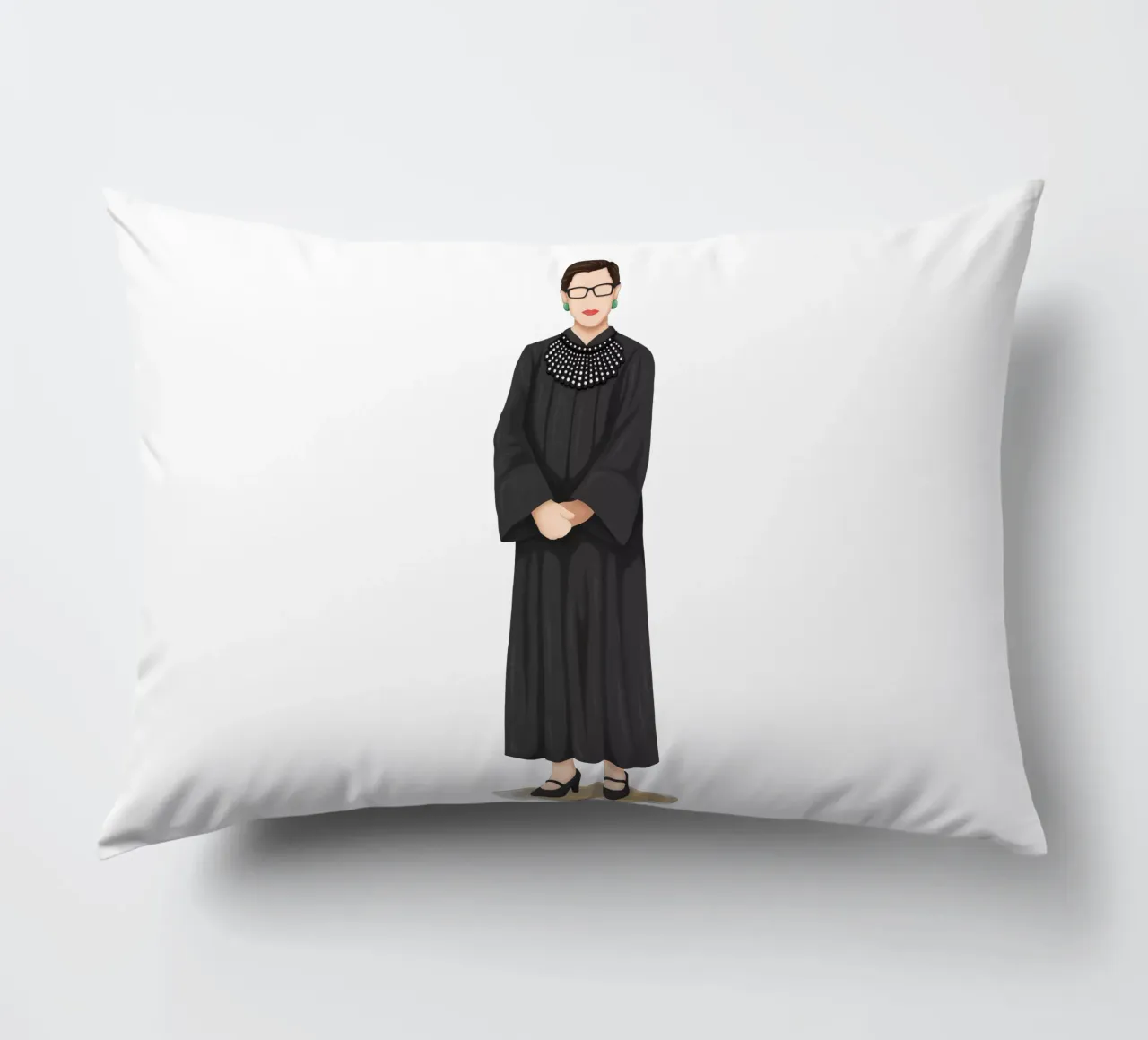 Ruth Bader Ginsburg cuscino da Nour Tohme