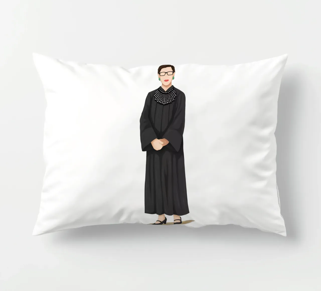 Ruth Bader Ginsburg cuscino da Nour Tohme