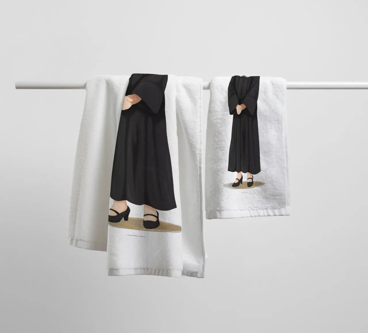 Ruth Bader Ginsburg towel by Nour Tohme