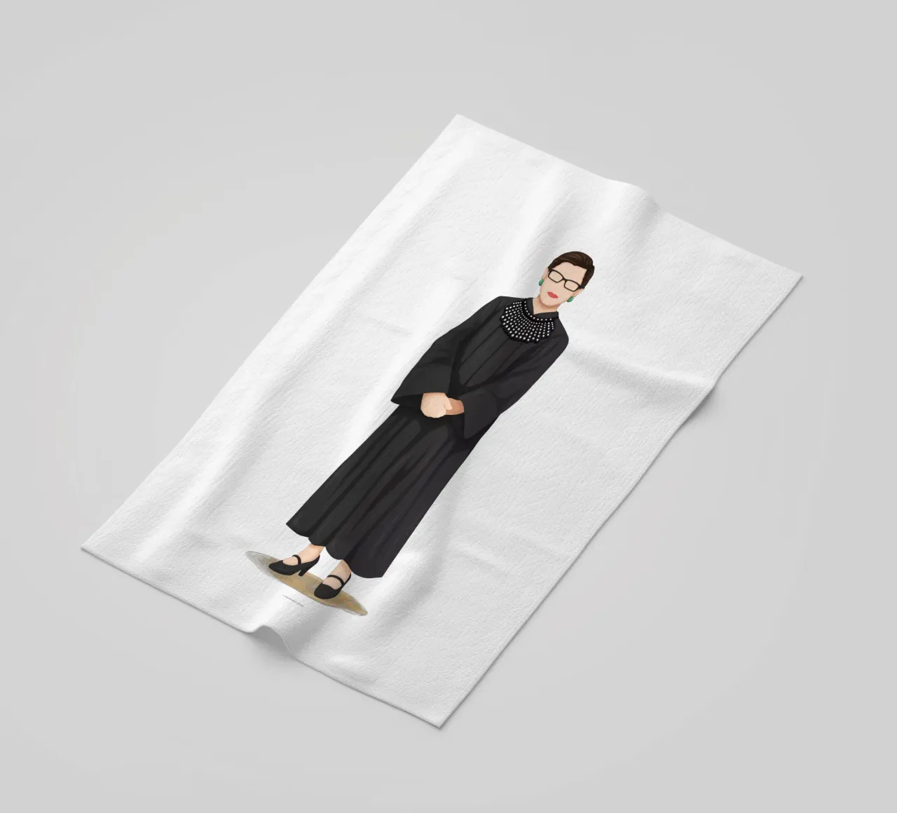 Ruth Bader Ginsburg toalla de playa de Nour Tohme