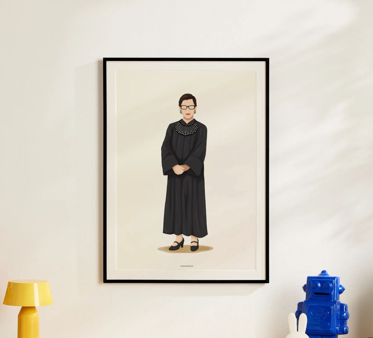 Ruth Bader Ginsburg poster da Nour Tohme