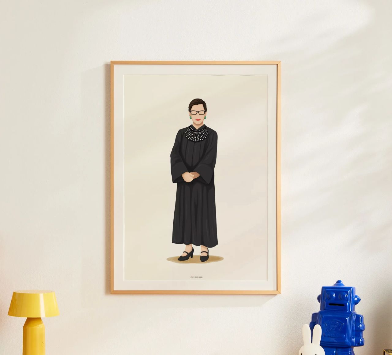 Ruth Bader Ginsburg poster da Nour Tohme