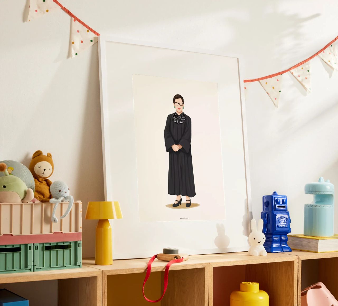 Ruth Bader Ginsburg poster da Nour Tohme