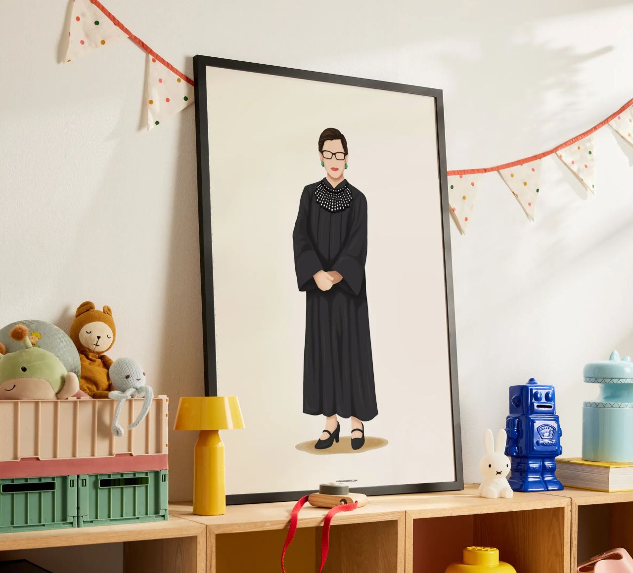 Ruth Bader Ginsburg poster da Nour Tohme
