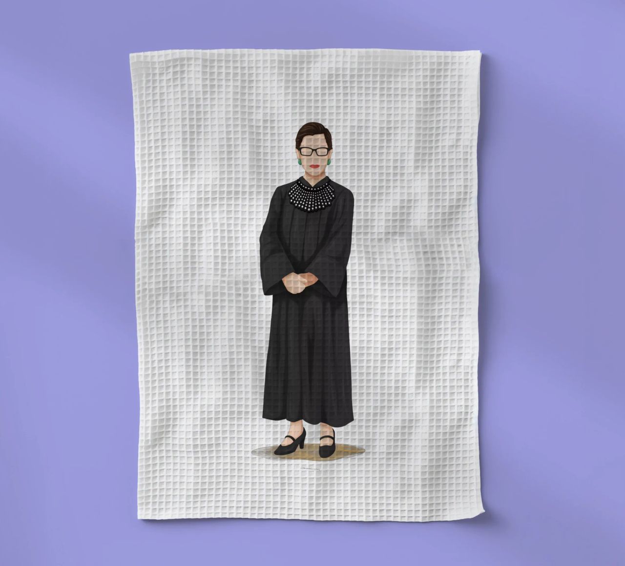 Ruth Bader Ginsburg Geschirrtuch von Nour Tohme