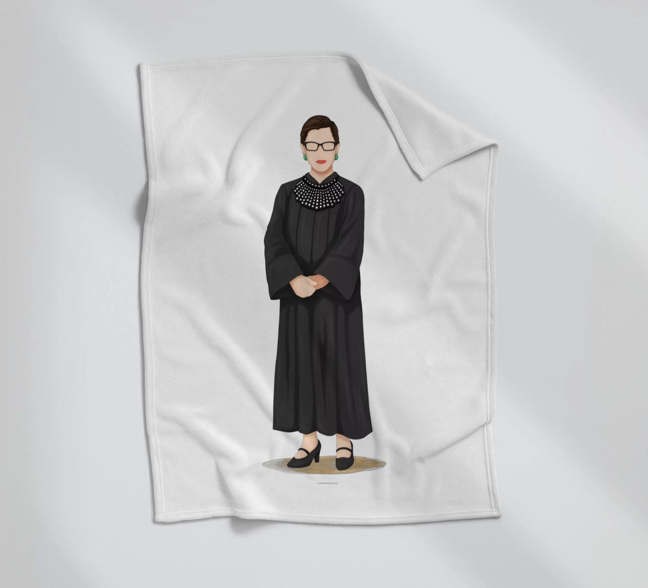 Ruth Bader Ginsburg coperta in pile da Nour Tohme