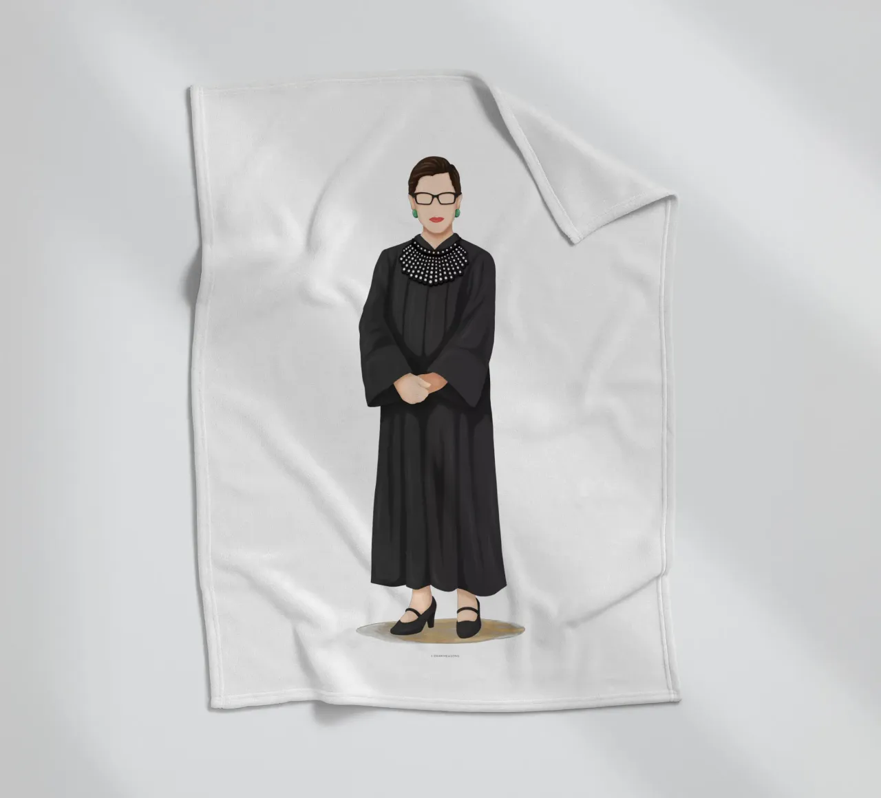 Ruth Bader Ginsburg coperta in pile da Nour Tohme