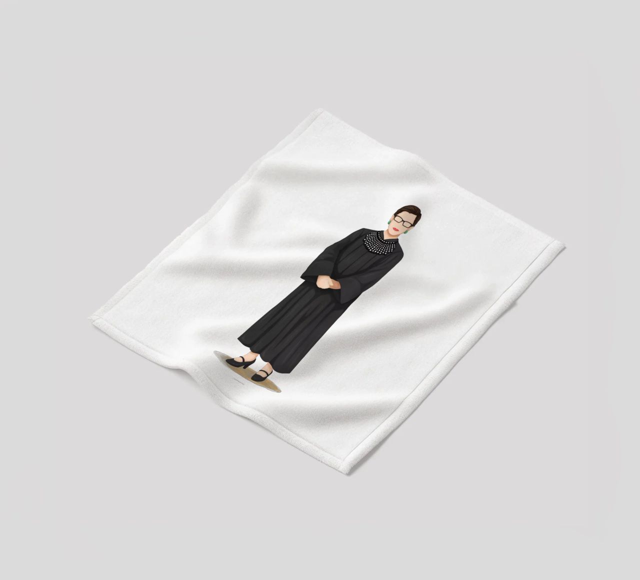 Ruth Bader Ginsburg coperta in pile da Nour Tohme
