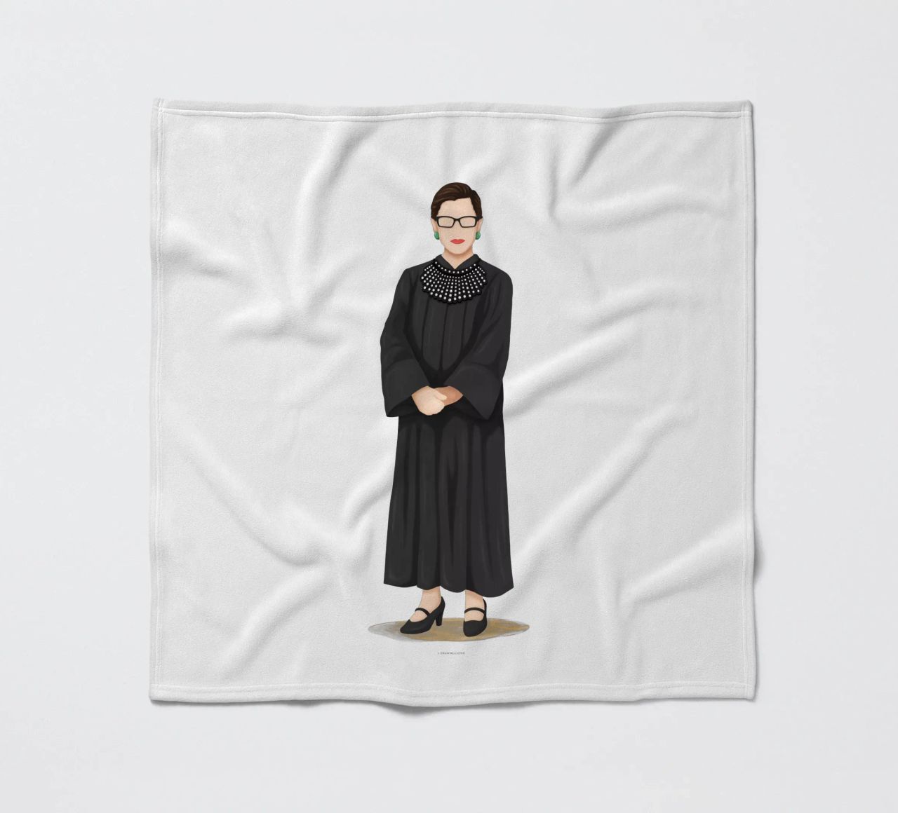 Ruth Bader Ginsburg coperta in pile da Nour Tohme