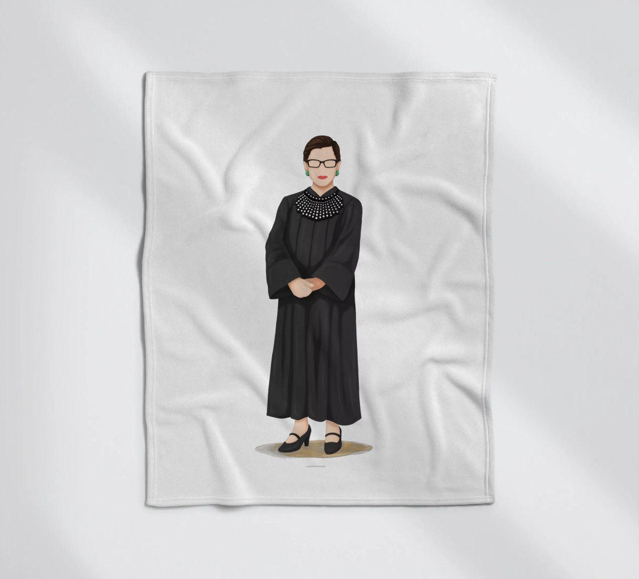 Ruth Bader Ginsburg coperta in pile da Nour Tohme