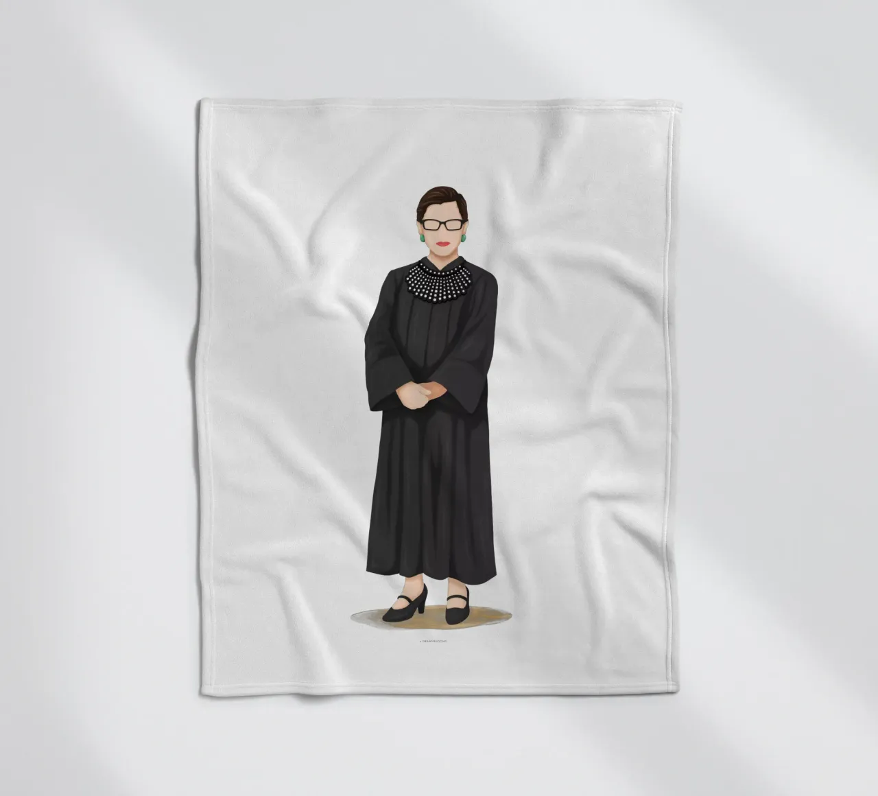 Ruth Bader Ginsburg coperta in pile da Nour Tohme