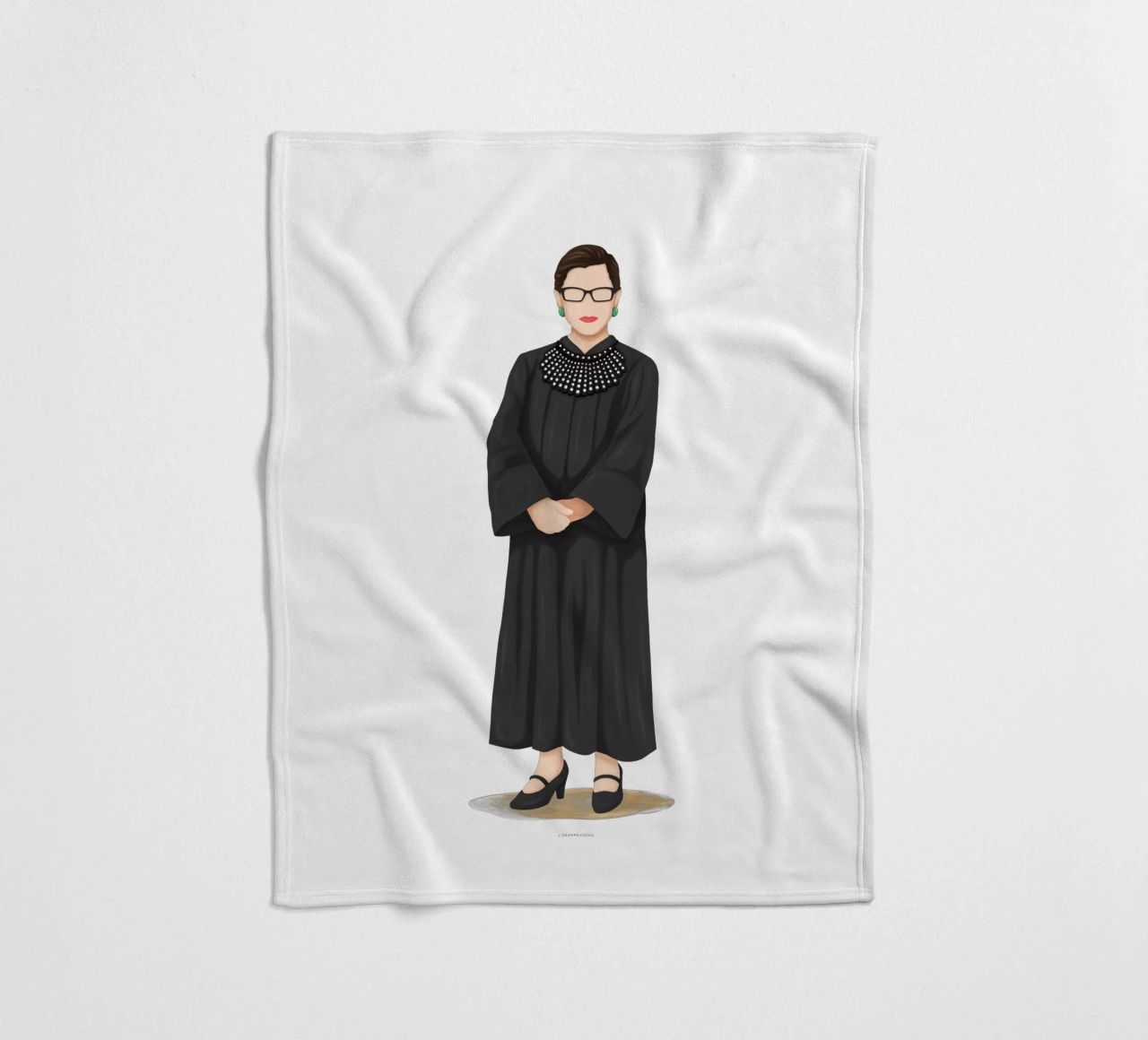 Ruth Bader Ginsburg coperta in pile da Nour Tohme